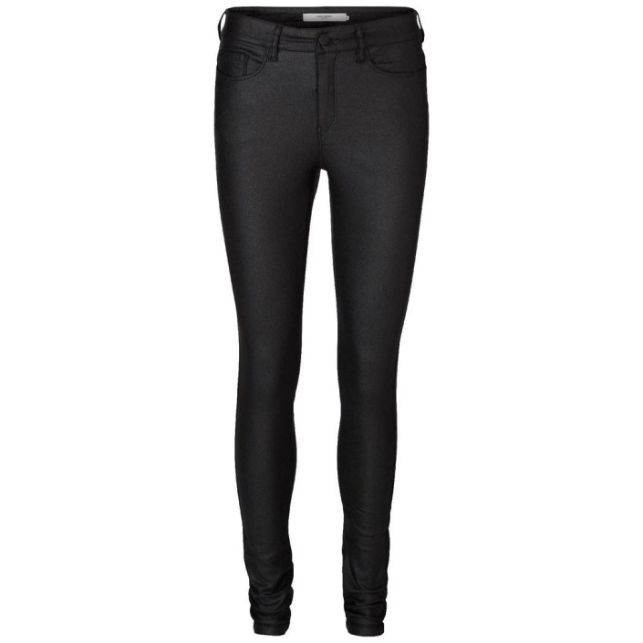 Vero Moda VMSEVEN NW SS SMOOTH COATED PANTS N: Black/COATED | Freewear VMSEVEN NW SS SMOOTH COATED PANTS N: - www.freewear.nl - Freewear