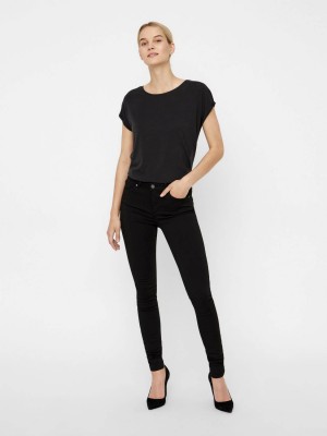 Vero Moda VMLUX NW SUPER S JEANS BA037 NOOS G: Black | Freewear VMLUX NW SUPER S JEANS BA037 NOOS G: - www.freewear.nl - Freewear