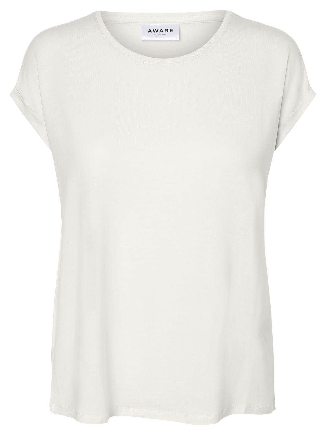 Vero Moda Aware VMAVA PLAIN SS TOP GA NOOS Dames T-shirt - Maat XS