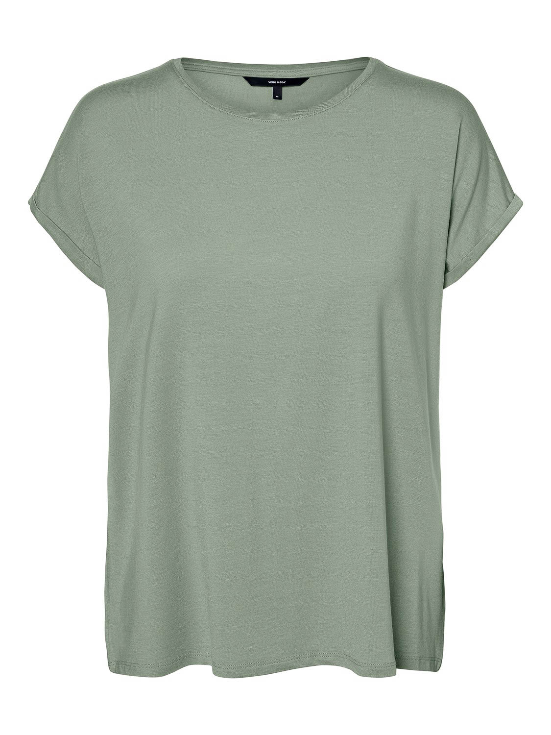 Vero Moda Aware VMAVA PLAIN SS TOP GA NOOS Dames T-shirt - Maat M
