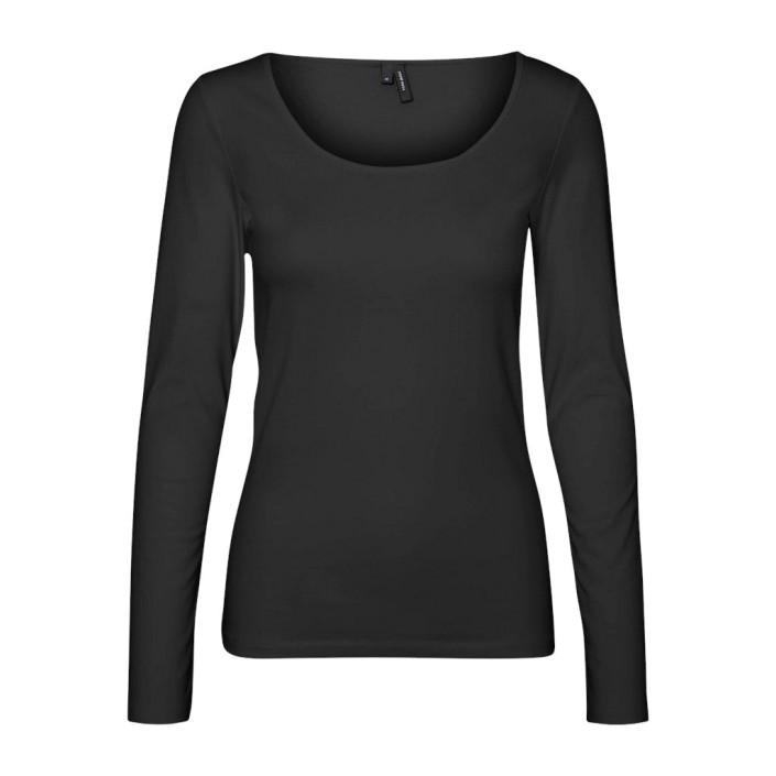 Vero Moda VMMAXI MY LS SOFT UNECK NOOS Black | Freewear VMMAXI MY LS SOFT UNECK NOOS - www.freewear.nl - Freewear