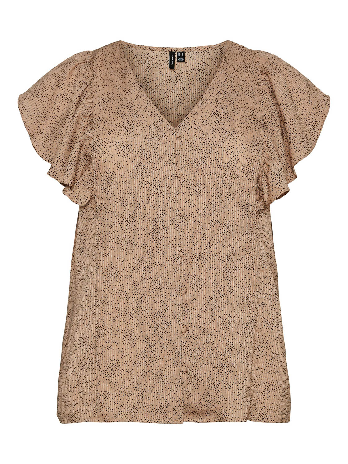 VERO MODA HOODA SS TOP CURVE NOMAD