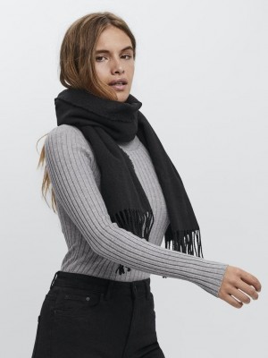 Vero Moda VMJENGA SCARF GA BOO Black | Freewear VMJENGA SCARF GA BOO - www.freewear.nl - Freewear
