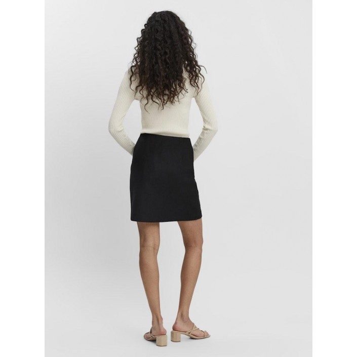 Vero Moda VMFORTUNEALLISON HW SHORT SKIRT GA : Black | Freewear VMFORTUNEALLISON HW SHORT SKIRT GA : - www.freewear.nl - Freewear