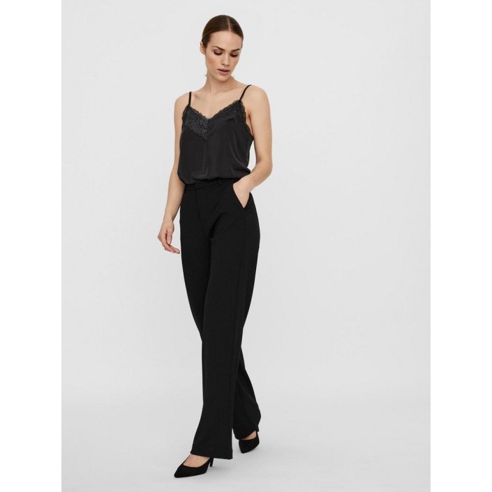 Vero Moda VMZAMIRA MR SLIM STRAIGHT PANT GA N: Black | Freewear VMZAMIRA MR SLIM STRAIGHT PANT GA N: - www.freewear.nl - Freewear