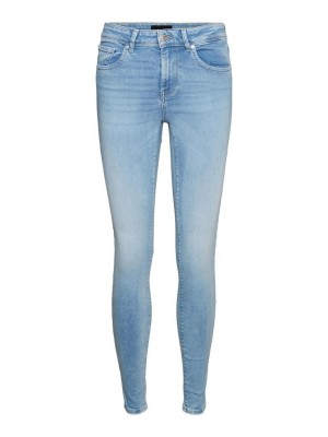 Vero Moda VMLUX MR SLIM JEANS RI371 GA NOOS Light Blue Denim | Freewear VMLUX MR SLIM JEANS RI371 GA NOOS - www.freewear.nl - Freewear