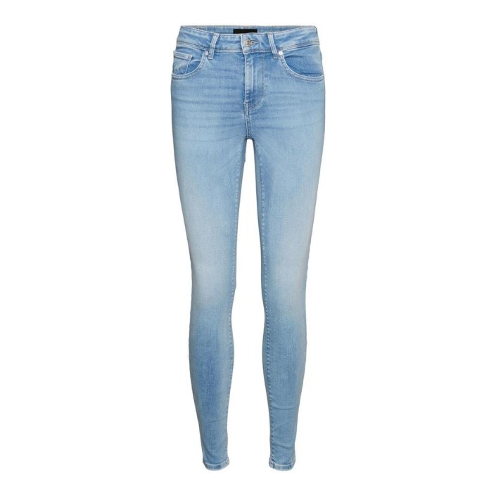 Vero Moda VMLUX MR SLIM JEANS RI371 GA NOOS Light Blue Denim | Freewear VMLUX MR SLIM JEANS RI371 GA NOOS - www.freewear.nl - Freewear