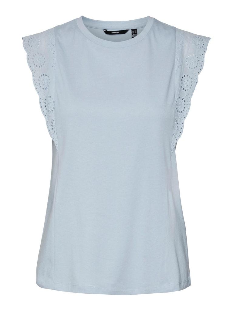 Vero Moda Top Vmhollyn Ss Top Noos 10259908 Skyway Dames Maat - S
