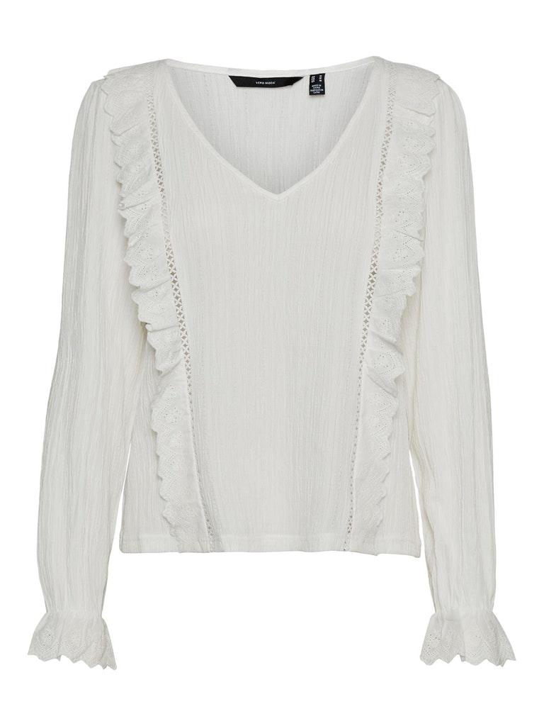 Vero Moda VMGITTE LS TOP WVN Dames Top - Maat L