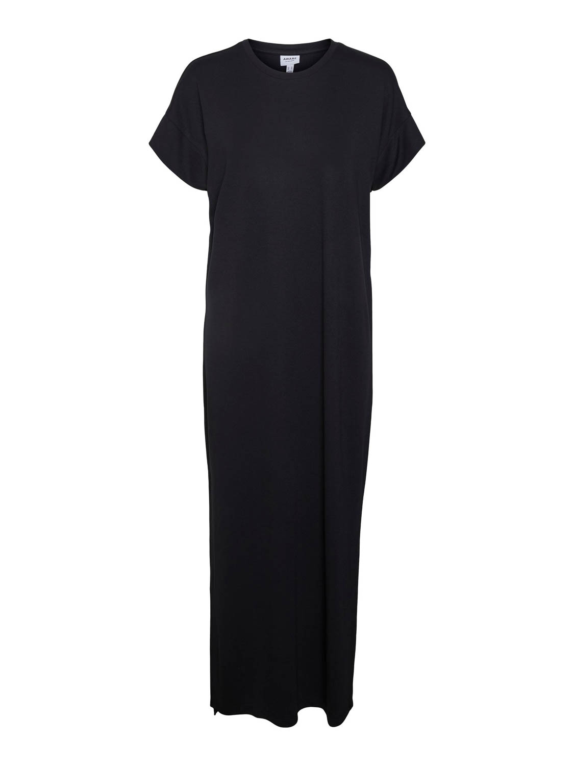 VERO MODA  Tara Cap Sleeve 7/8 Dress Black ZWART S