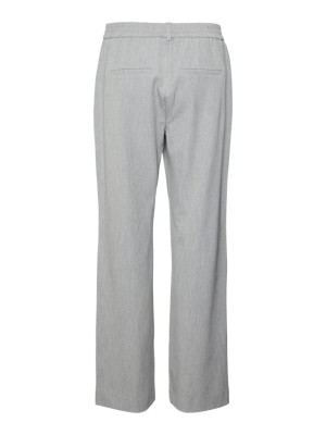 Vero Moda VMMAYA MW STRAIGHT SOLID PANT NOOS Light Grey Melange | Freewear VMMAYA MW STRAIGHT SOLID PANT NOOS - www.freewear.nl - Freewear