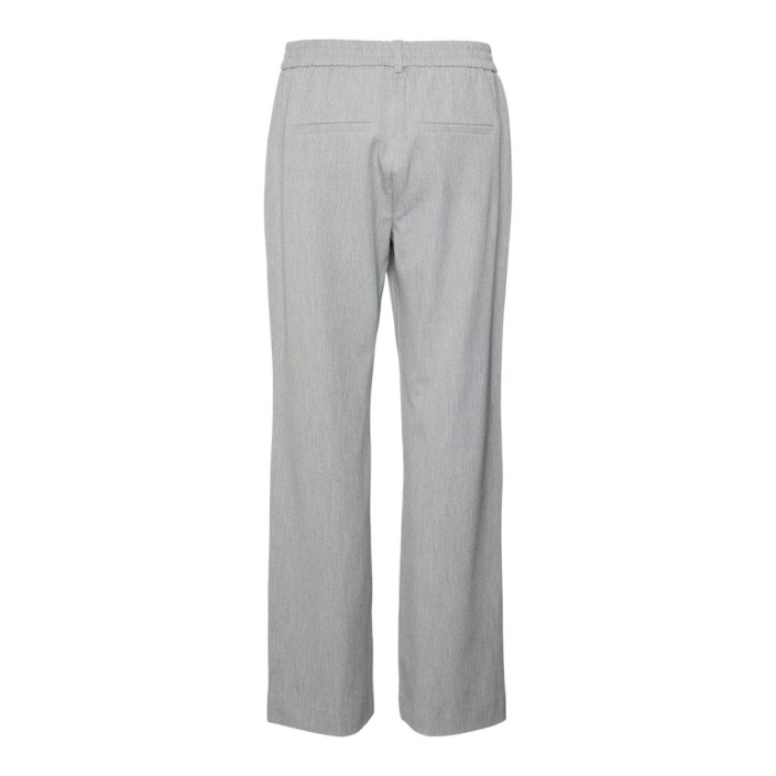 Vero Moda VMMAYA MW STRAIGHT SOLID PANT NOOS Light Grey Melange | Freewear VMMAYA MW STRAIGHT SOLID PANT NOOS - www.freewear.nl - Freewear