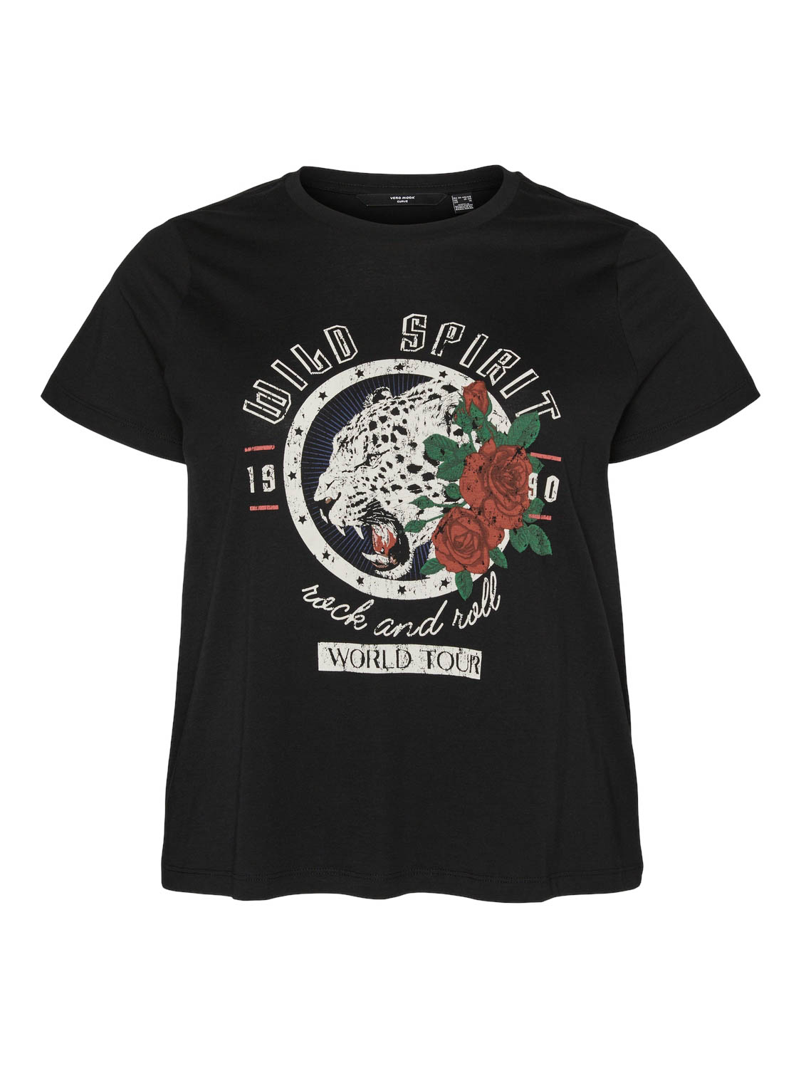 Vero Moda Vmcmilla Francis Ss Top Jrs Curve