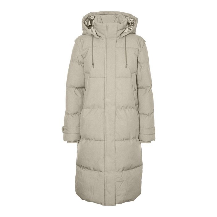 Vero Moda VMMARGARET LONG COAT GA Oatmeal | Freewear VMMARGARET LONG COAT GA - www.freewear.nl - Freewear