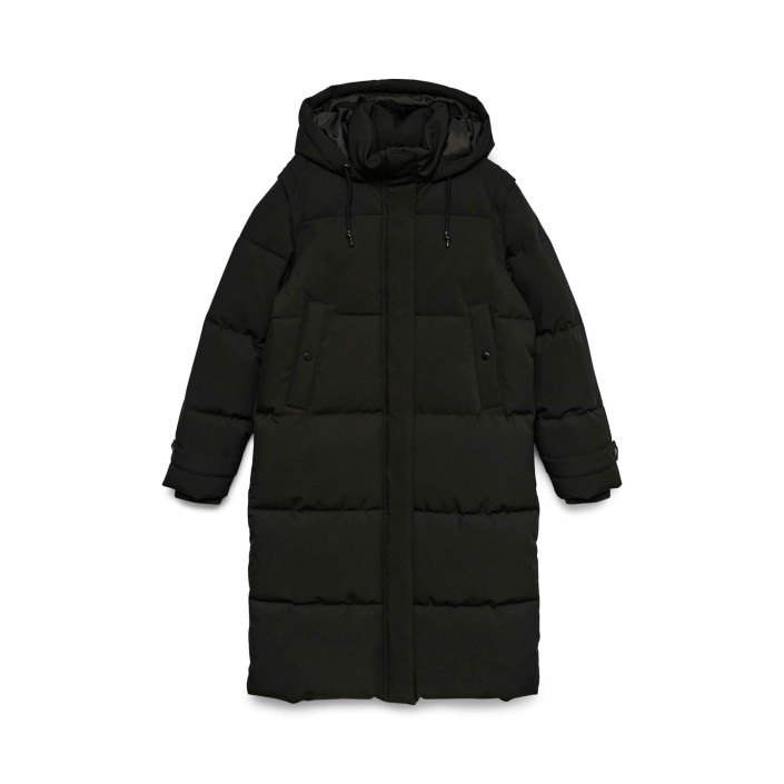 Vero Moda VMMARGARET LONG COAT GA Chocolate Torte | Freewear VMMARGARET LONG COAT GA - www.freewear.nl - Freewear