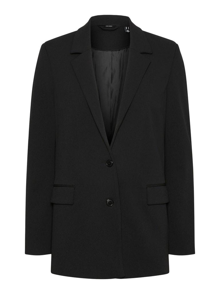 Vero Moda Blazer Vmzamira Ls Loose Blazer Ga Noos 10275972 Black Dames Maat - M