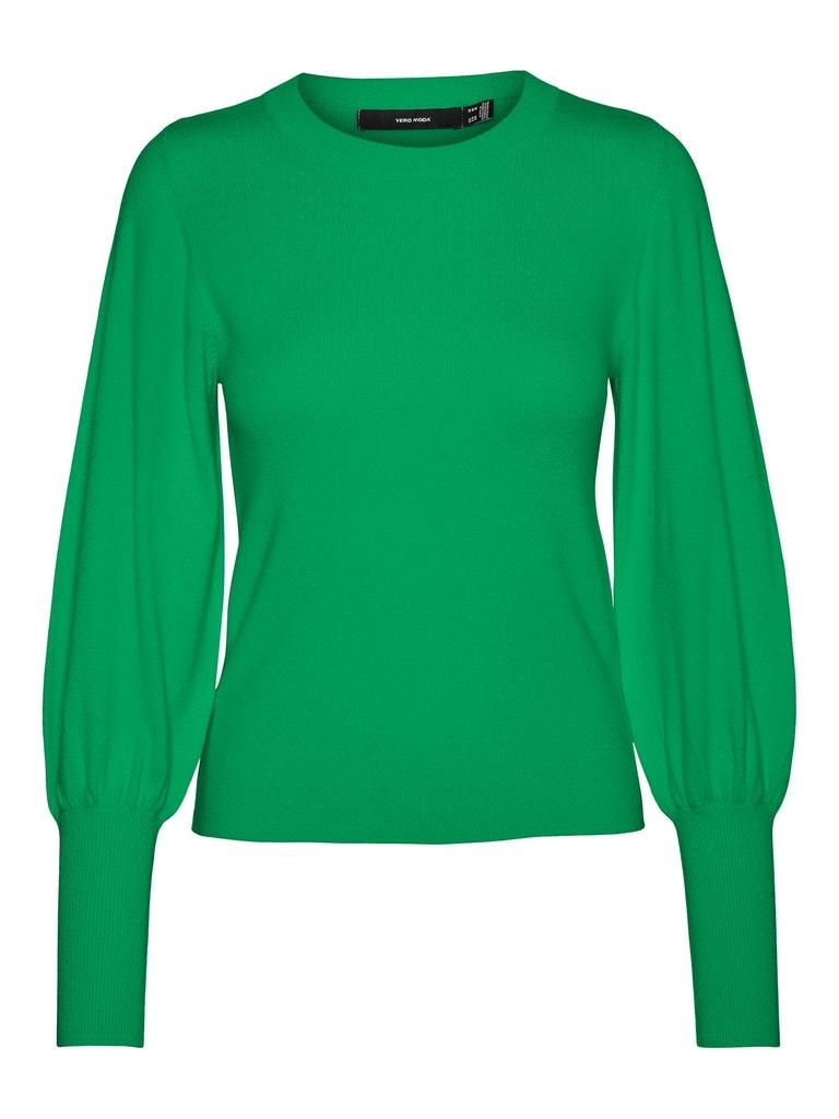 VERO MODA VMHOLLYKARISPUFF LS O-NECK PULLOV GA BOO Dames Trui - Maat S