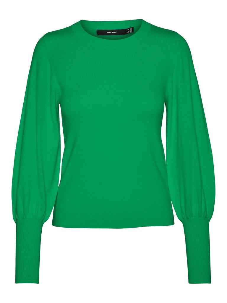 VERO MODA VMHOLLYKARISPUFF LS O-NECK PULLOV GA BOO Dames Trui - Maat S