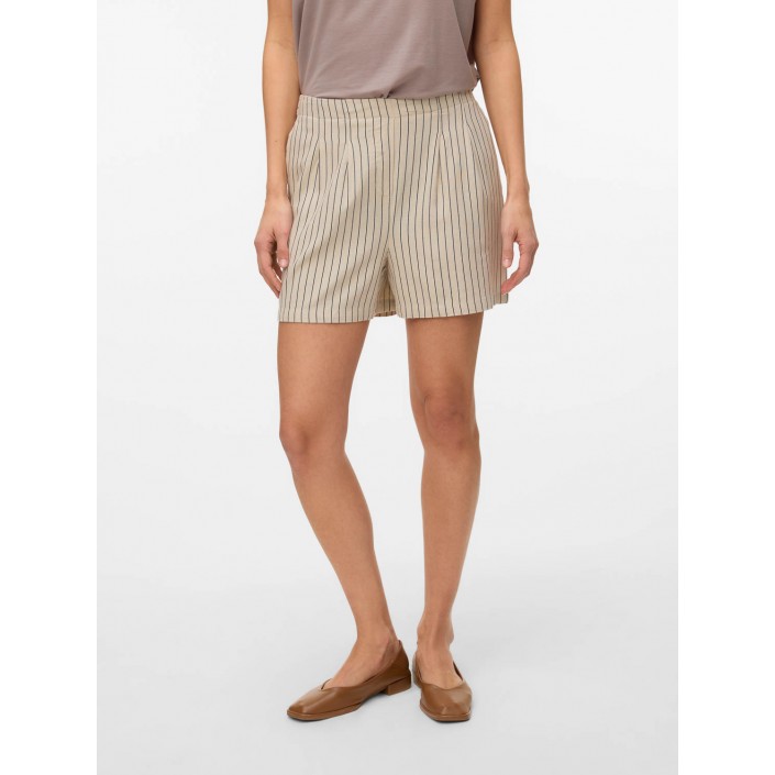 Vero Moda VMJESMILO HW SHORTS WVN GA NOOS Silver Lining/Anja Obsidian | Freewear VMJESMILO HW SHORTS WVN GA NOOS - www.freewear.nl - Freewear