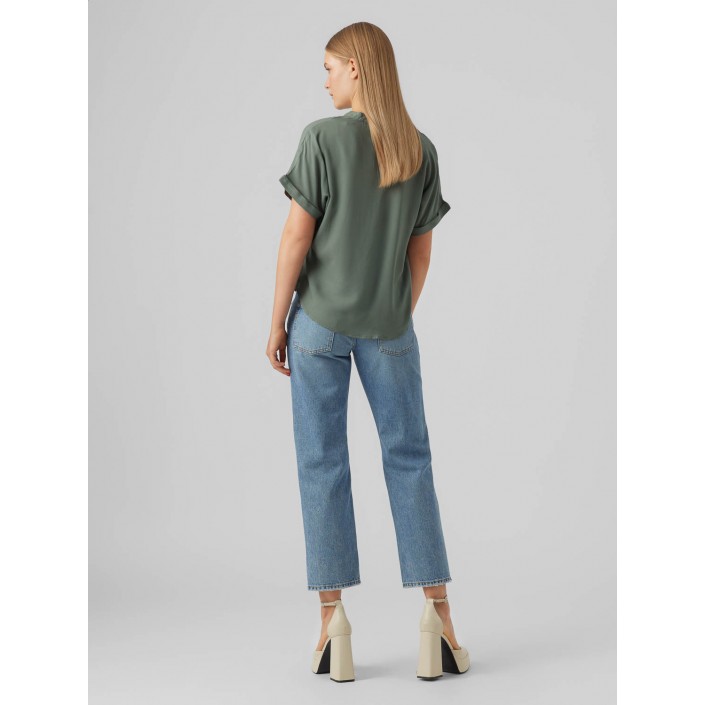 Vero Moda VMBEAUTY SS TOP WVN GA NOOS Laurel Wreath | Freewear VMBEAUTY SS TOP WVN GA NOOS - www.freewear.nl - Freewear
