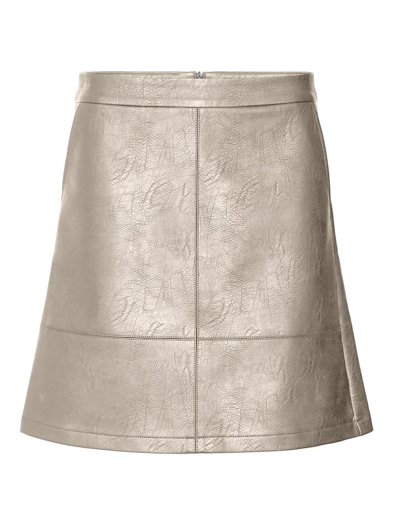 Vero Moda VMIDA SHORT COATED SKIRT LCS Dames Rok Birch - Maat S