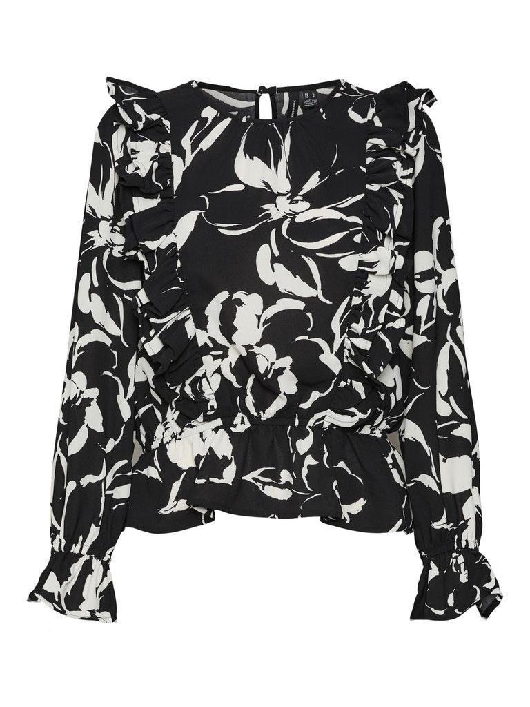 Vero Moda Vmpolliana Inge Ls Top Wvn Ga