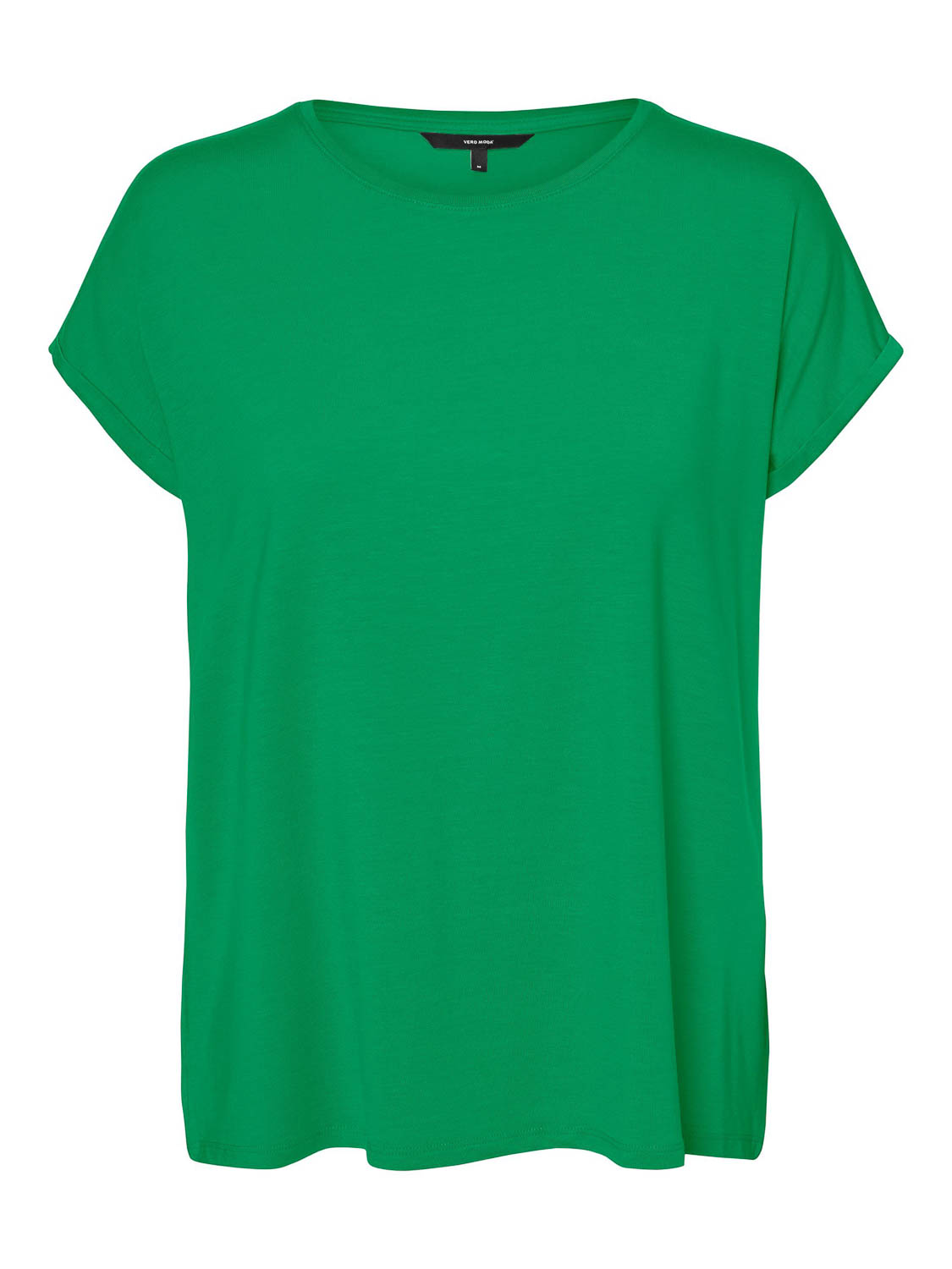 Vero Moda T-shirt Vmava Plain Ss Top Gajrs Noos 10284468 Bright Green Dames Maat - M