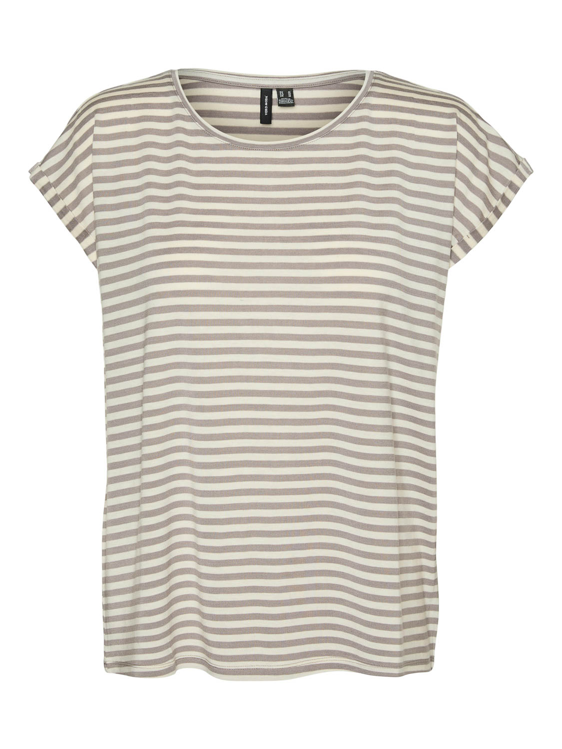 Vero Moda Vmava Plain Ss Top Stripe Ga Jrs  N: