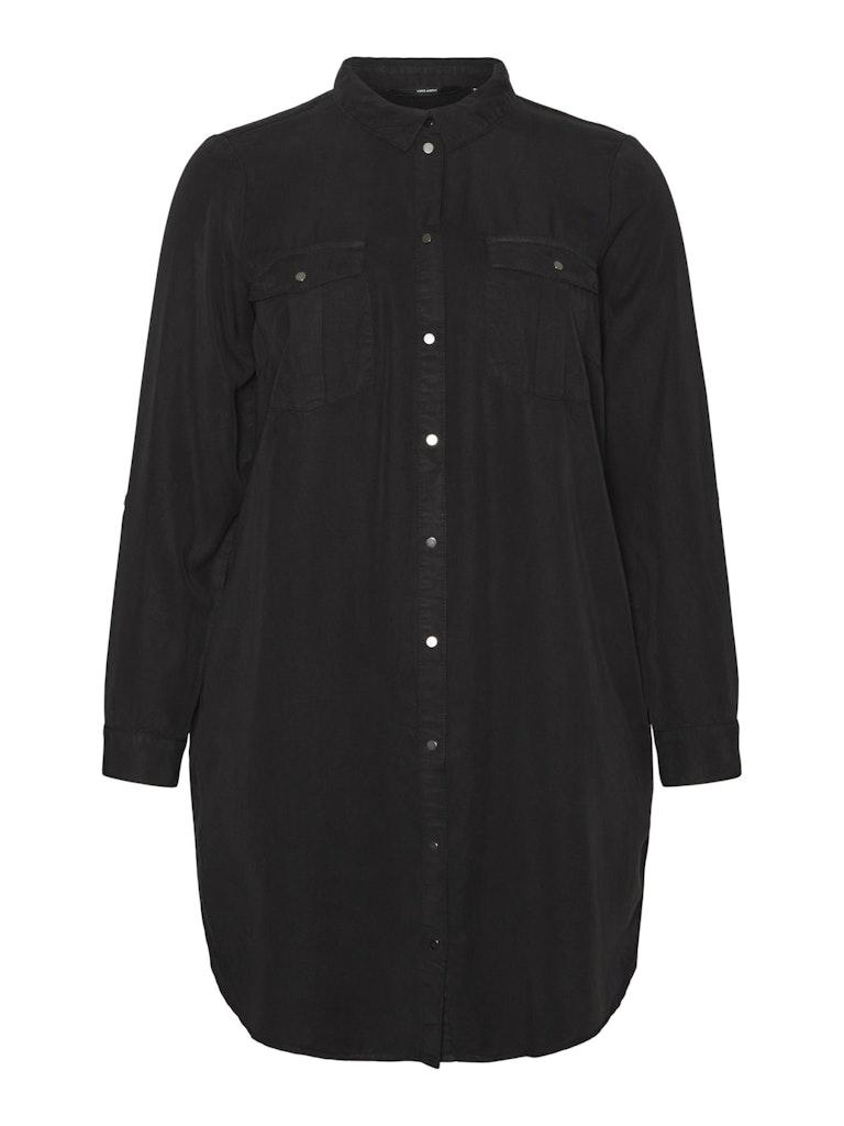 Vero Moda Vmsila Ls Short Dress Mix Ga Curve :