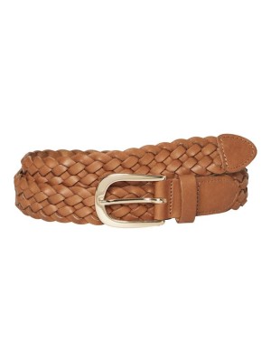 Vero Moda VMALICE LEATHER BELT NOOS Cognac/Gold | Freewear VMALICE LEATHER BELT NOOS - www.freewear.nl - Freewear