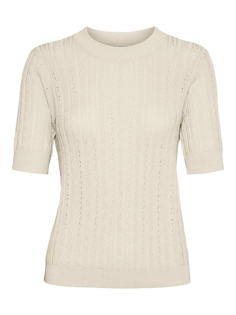 VERO MODA VMMORENA 2/4 O-NECK PULLOVER GA BOO Dames Trui - Maat S