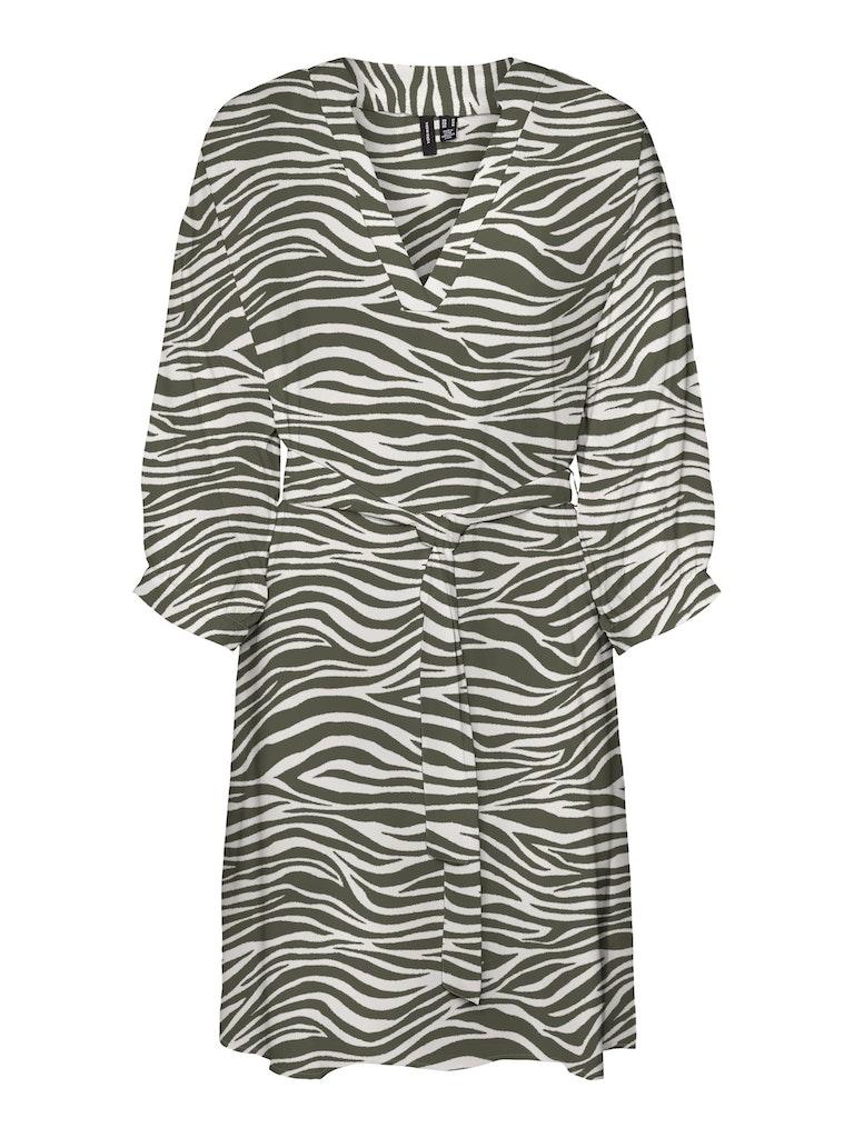 VERO MODA VMSEBA 3/4 ABK DRESS WVN GA BTQ Dames Jurk - Maat S