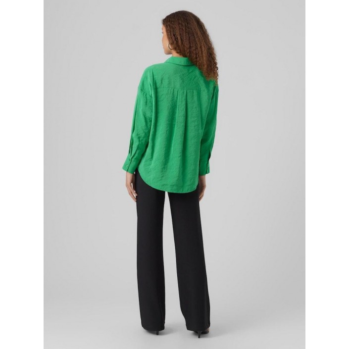 Vero Moda VMQUEENY LS OVERSIZE SHIRT WVN GA N: Bright Green | Freewear VMQUEENY LS OVERSIZE SHIRT WVN GA N: - www.freewear.nl - Freewear