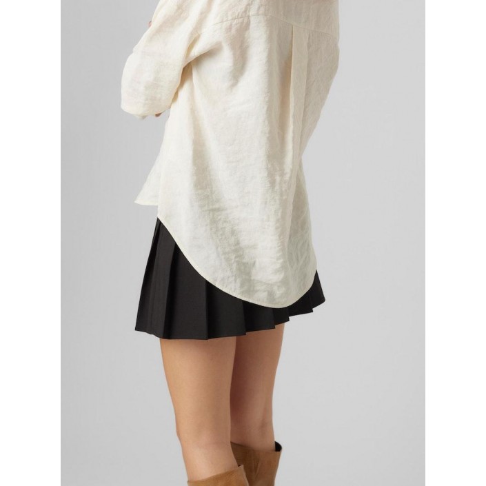 Vero Moda VMQUEENY LS OVERSIZE SHIRT WVN GA N: Antique White | Freewear VMQUEENY LS OVERSIZE SHIRT WVN GA N: - www.freewear.nl - Freewear