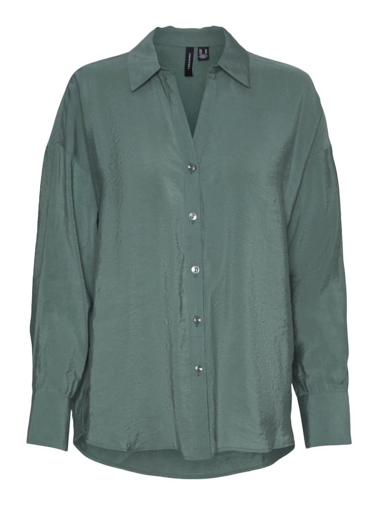 Vero Moda Vmqueeny Ls Oversize Shirt Wvn Ga N: