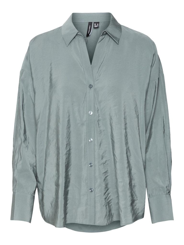 Vero Moda Vmqueeny Ls Oversize Shirt Wvn Ga N: