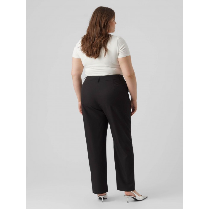 Vero Moda VMZELDA HR STRAIGHT PANT CURVE NOOS Black | Freewear VMZELDA HR STRAIGHT PANT CURVE NOOS - www.freewear.nl - Freewear