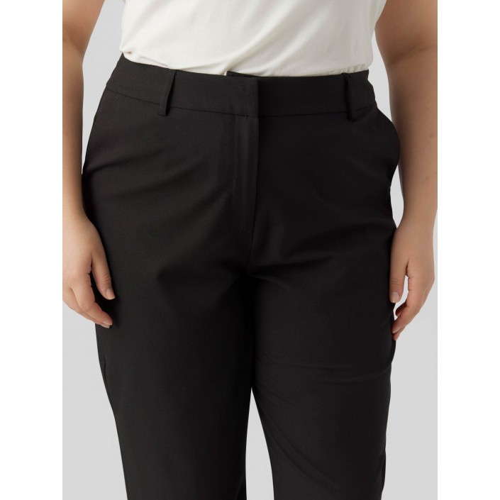 Vero Moda VMZELDA HR STRAIGHT PANT CURVE NOOS Black | Freewear VMZELDA HR STRAIGHT PANT CURVE NOOS - www.freewear.nl - Freewear