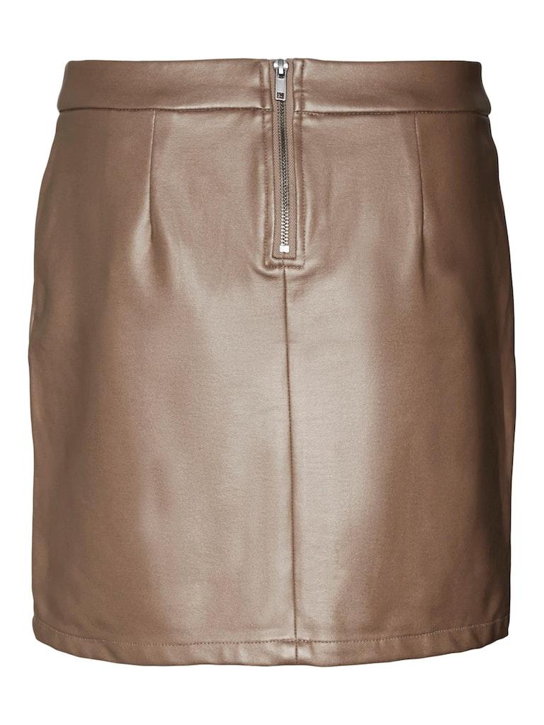 Vero Moda Vmevadina Coated Short Skirt