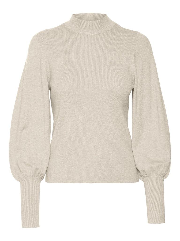 VERO MODA VMHOLLYKARISPUFF LS HIGHNK PULLOV GA BOO Dames Trui - Maat L