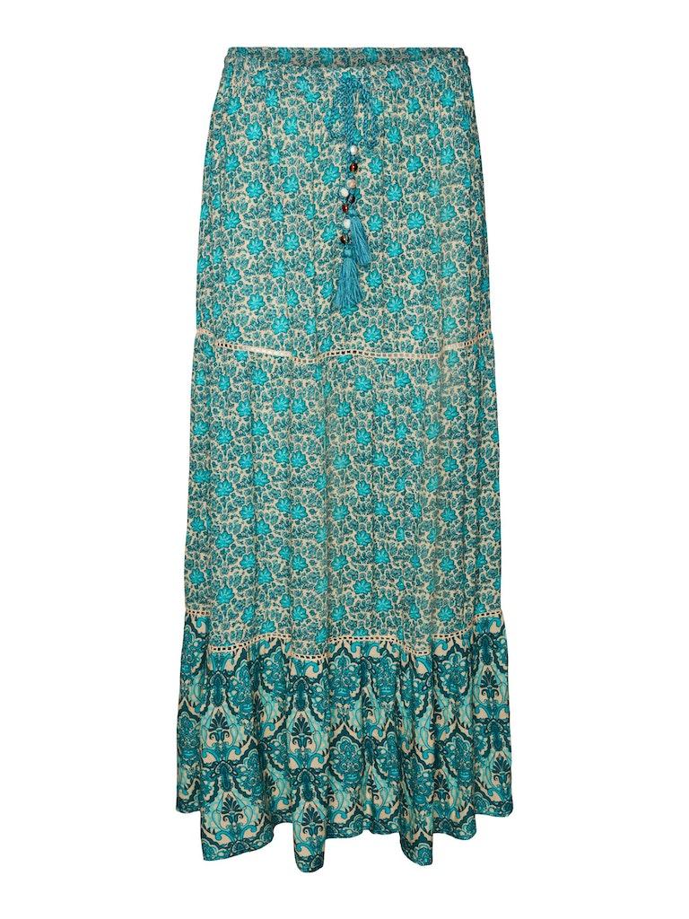 Vero Moda Rok Vmbani H/w Maxi Skirt Exp 10292101 Boulder/green Bani Dames Maat - S