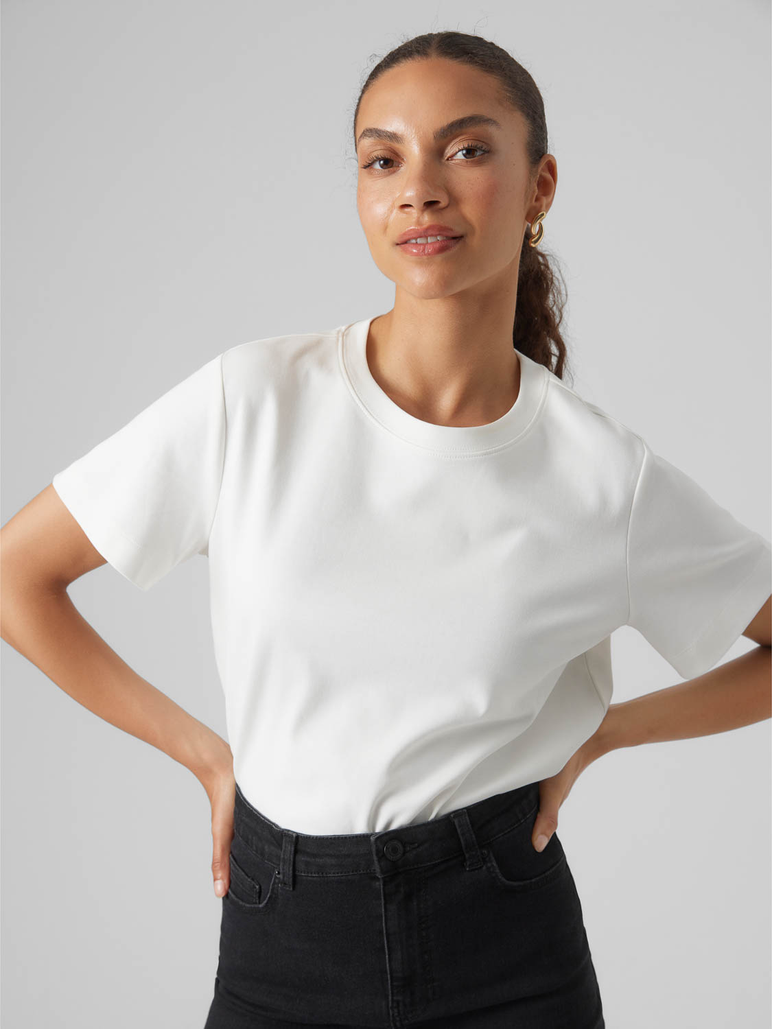 Vero Moda Awnaima Ss O-neck T-shirt Noos
