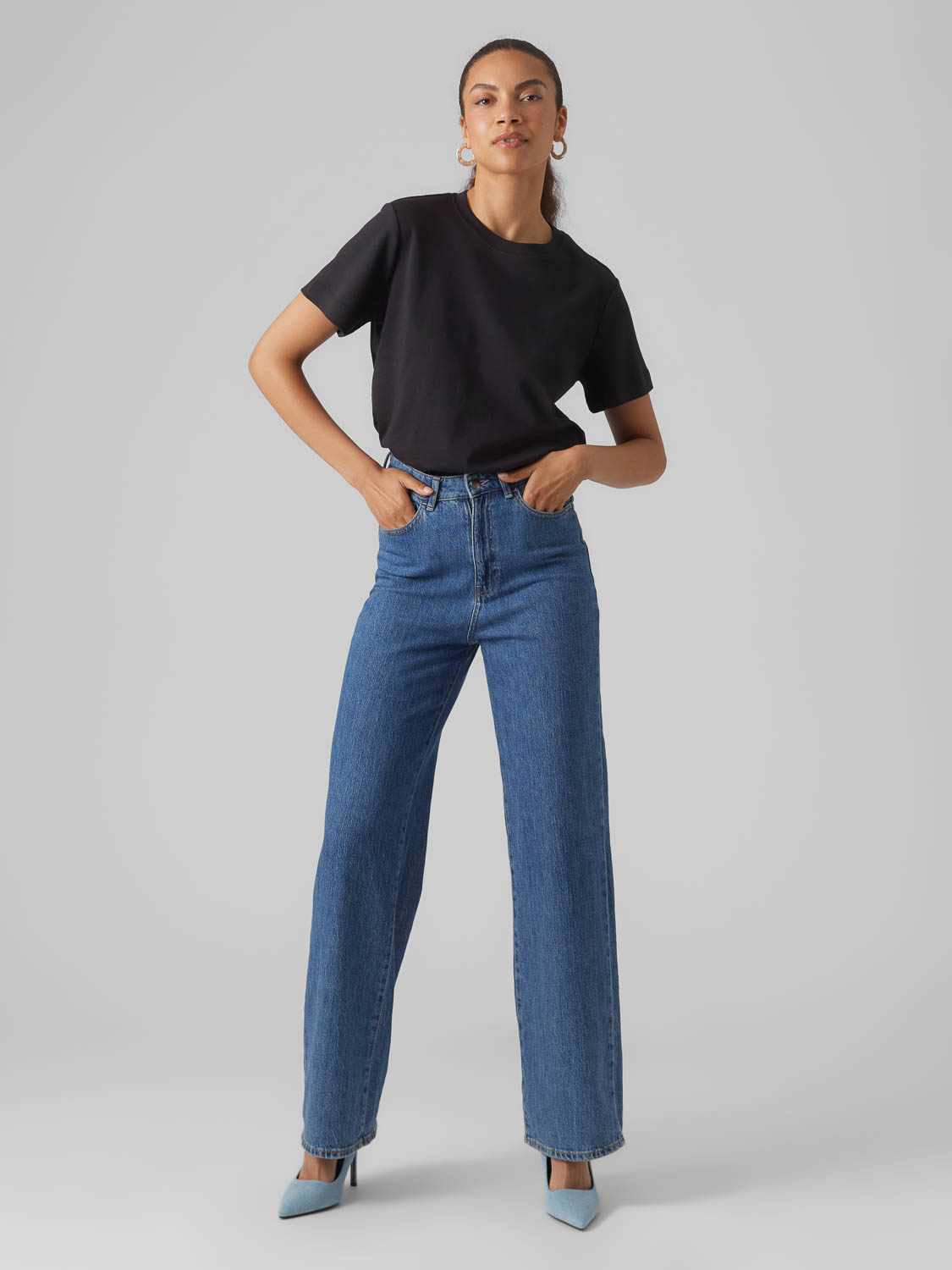 Vero Moda Awnaima Ss O-neck T-shirt Noos