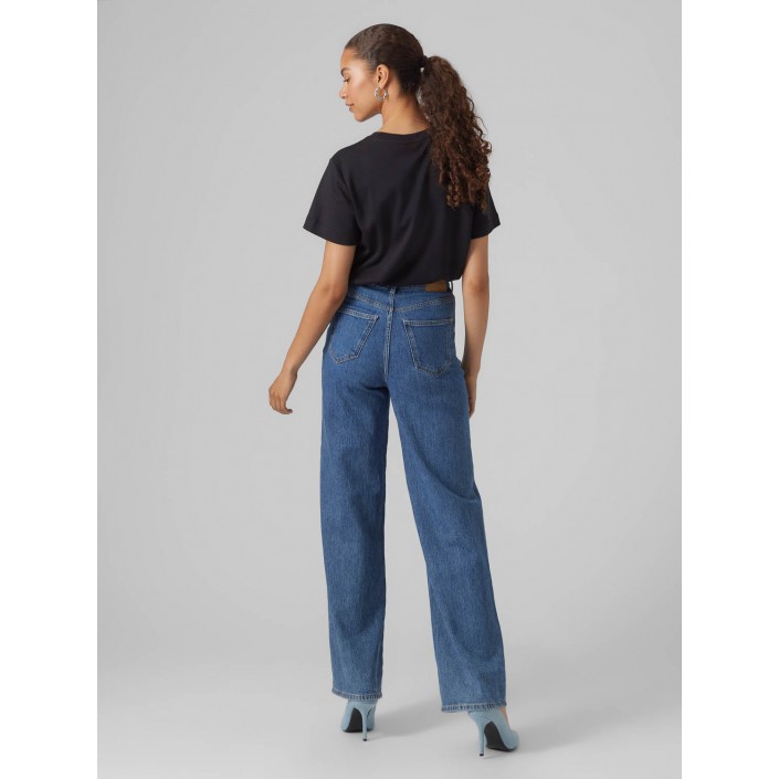 Vero Moda Aware AWNAIMA SS O-NECK T-SHIRT NOOS Black | Freewear AWNAIMA SS O-NECK T-SHIRT NOOS - www.freewear.nl - Freewear