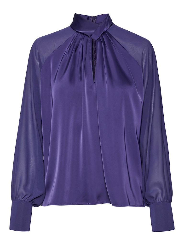 VERO MODA VMSIWA LS TOP WVN PA Dames Top - Maat S