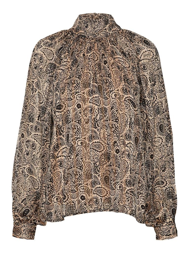 Vero Moda Vmevi L/s Blouse Wvn Btq