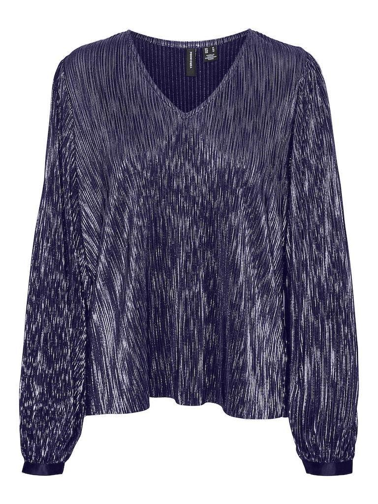 Vero Moda Blouse Vmella L/s Top Jrs Btq 10298385 Astral Aqua Dames Maat - XL