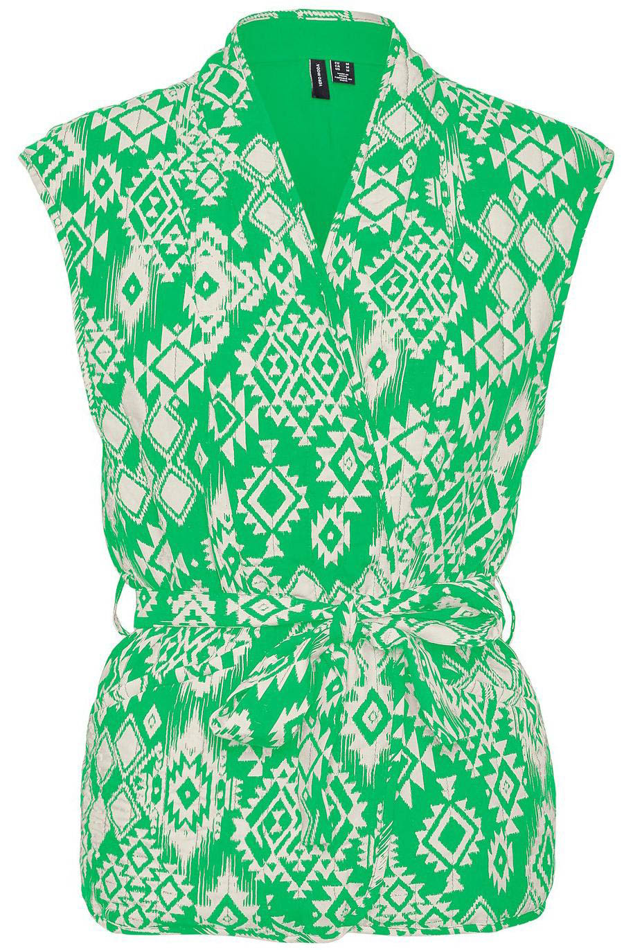 Vero Moda Vest Vmgema Gabi Vest Wvn Btq 10300111 Bright Green/gema Dames Maat - M