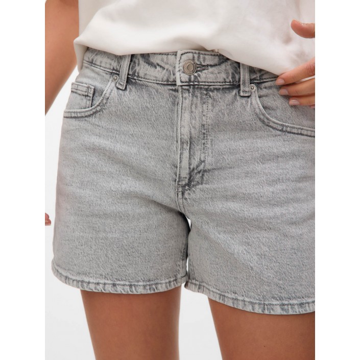 Vero Moda VMTESS MR SHORT DNM SHORTS MIX GA N: Light Grey Denim/RA207 | Freewear VMTESS MR SHORT DNM SHORTS MIX GA N: - www.freewear.nl - Freewear