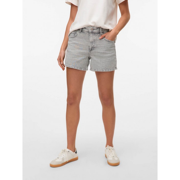 Vero Moda VMTESS MR SHORT DNM SHORTS MIX GA N: Light Grey Denim/RA207 | Freewear VMTESS MR SHORT DNM SHORTS MIX GA N: - www.freewear.nl - Freewear